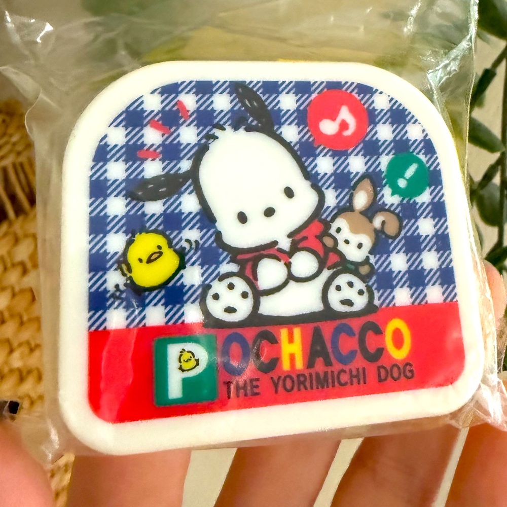 New 1998 Sanrio Pochacco Mini Tape Dispenser Cutter Vintage 90s Y2K Girlhood